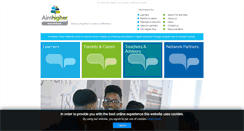 Desktop Screenshot of aimhigherwm.ac.uk